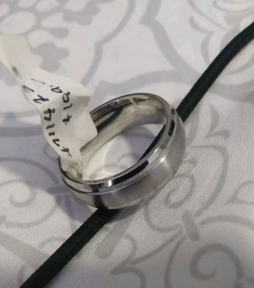 Triton Handmade Tungsten Carbide Ring – Bright Finish and Bevel Edge