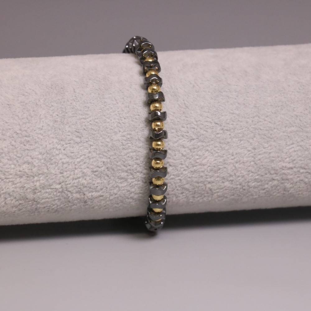 Natural Indian Agate Beaded Bracelet Adjustable Gold Chain Handmade Boho Gift.US