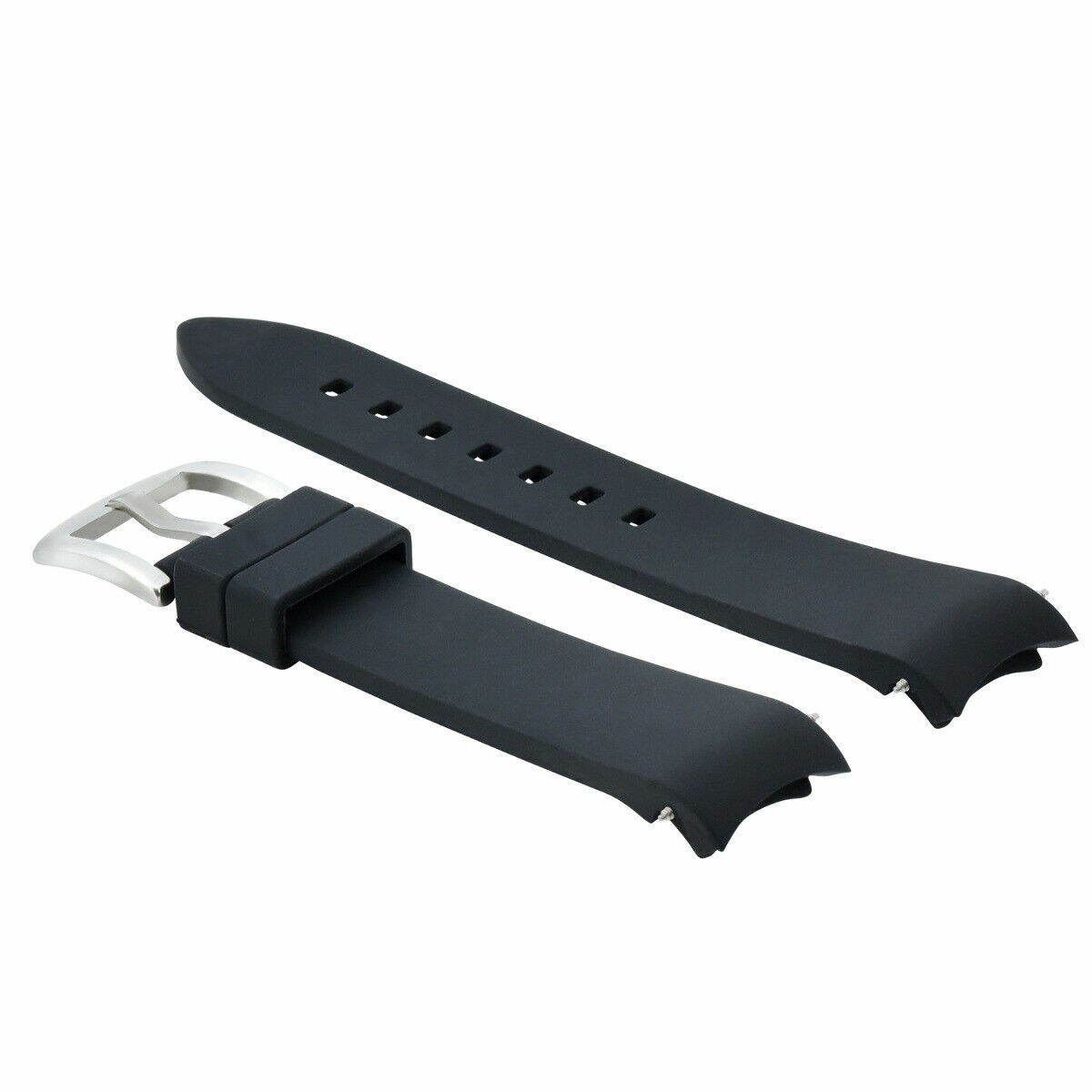CURVED SILICONE RUBBER STRAP 18MM 19MM 20MM 21MM 22MM 24MM FOR CITIZEN ECO DRIVE