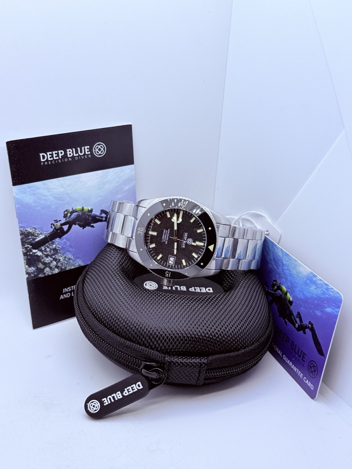Deep Blue SKIN DIVER 300 40MM AUTO VINTAGE DIVE WATCH-STICK HOUR MARKERS‼️NEW‼️