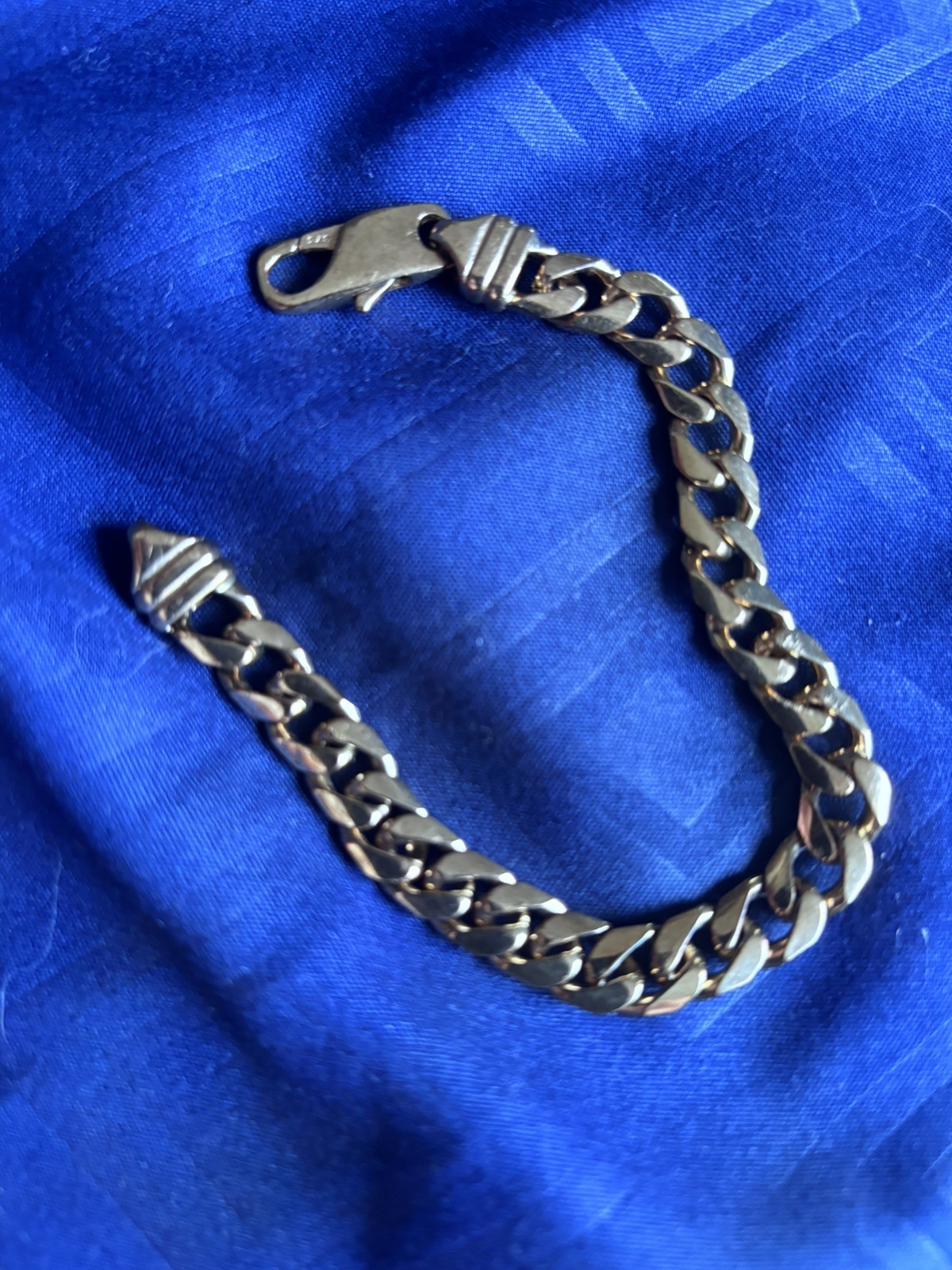 9ct Solid Gold, 20cm 8mm , 26.7g, bracelet