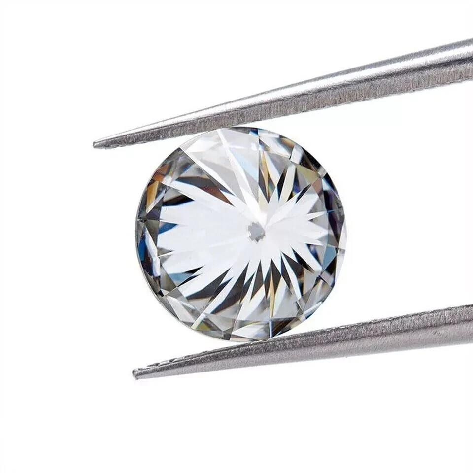 2.45 CT Natural White Diamond Round Cut 9 MM VVS1 D Grade IDGL Certified A3