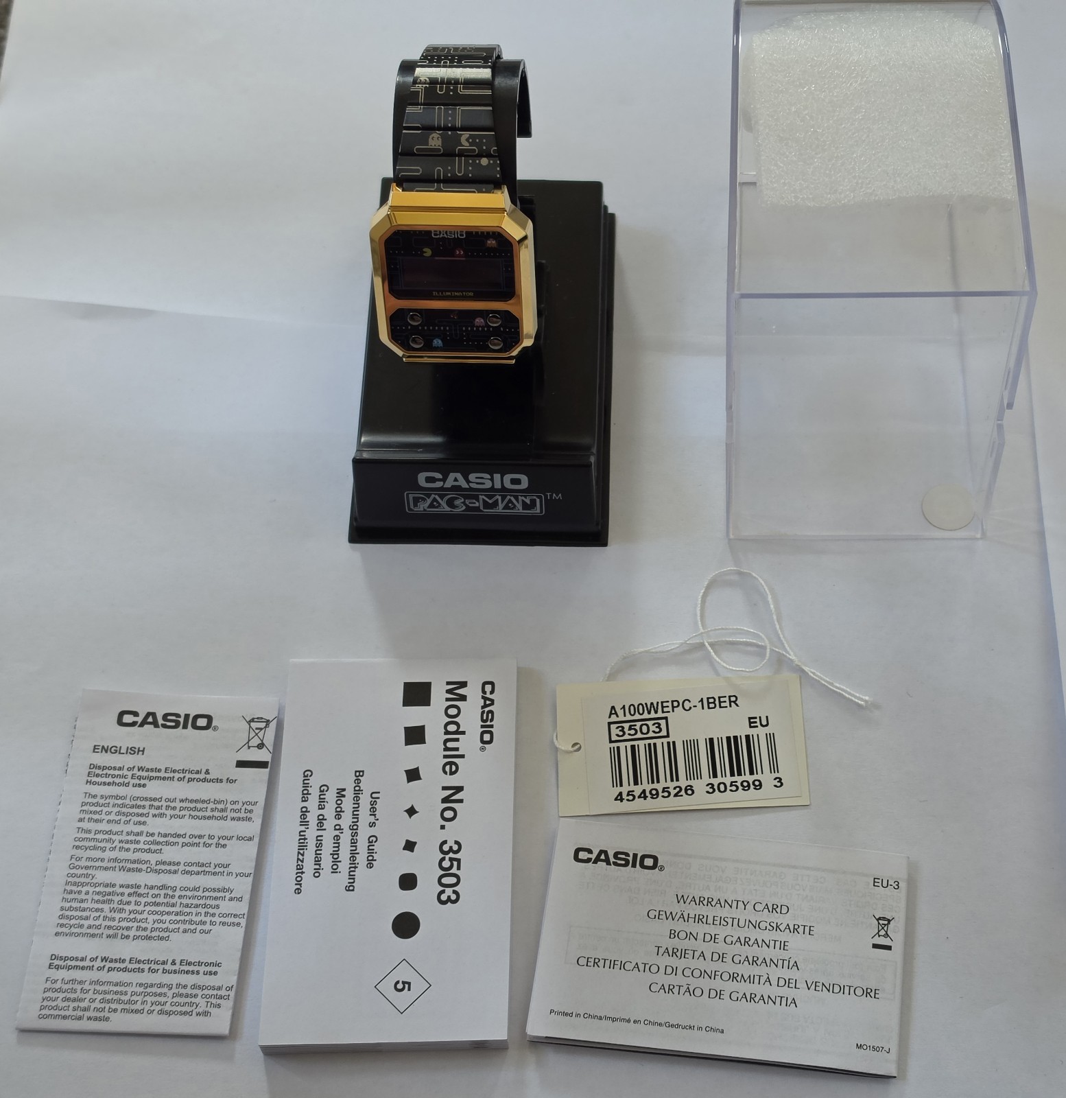 Casio × Pac‑Man Limited Edition Watch – A100WEPC‑1BDR