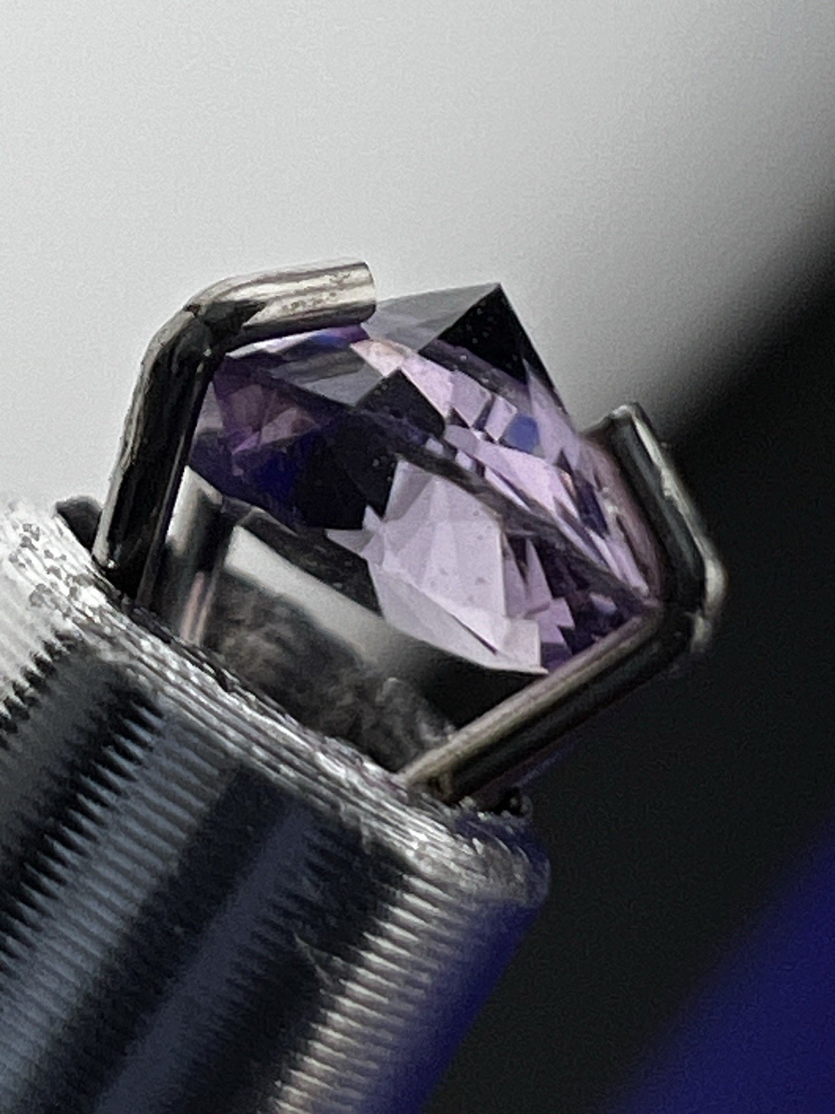 Natural Untreated Brazilian Amethyst Faceted Gemstone Round 4.5mm 0.23 cts