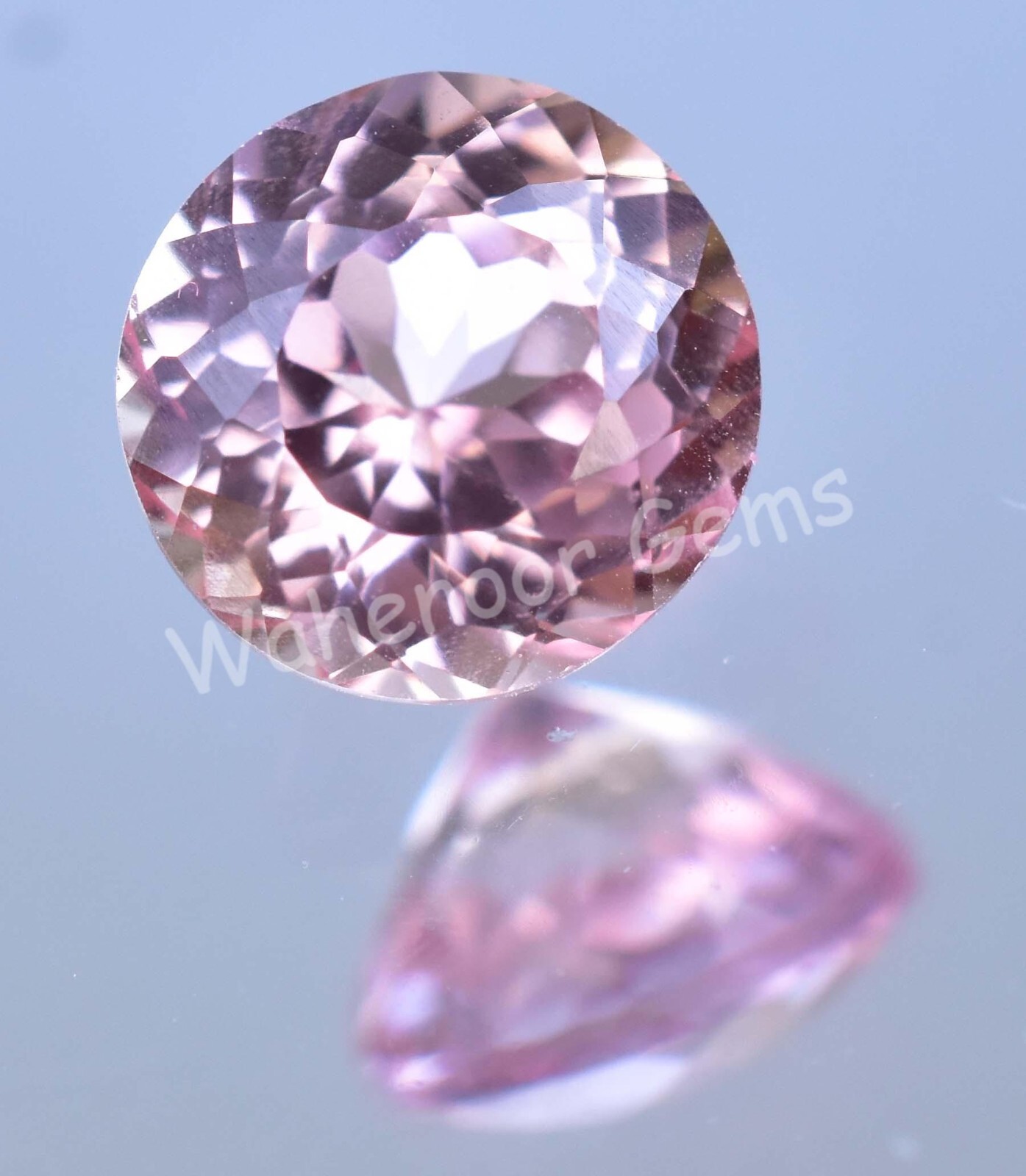 Natural Poudretteite Pinkish Round 3.20 Ct FLAWLESS Certified Loose Gemstone