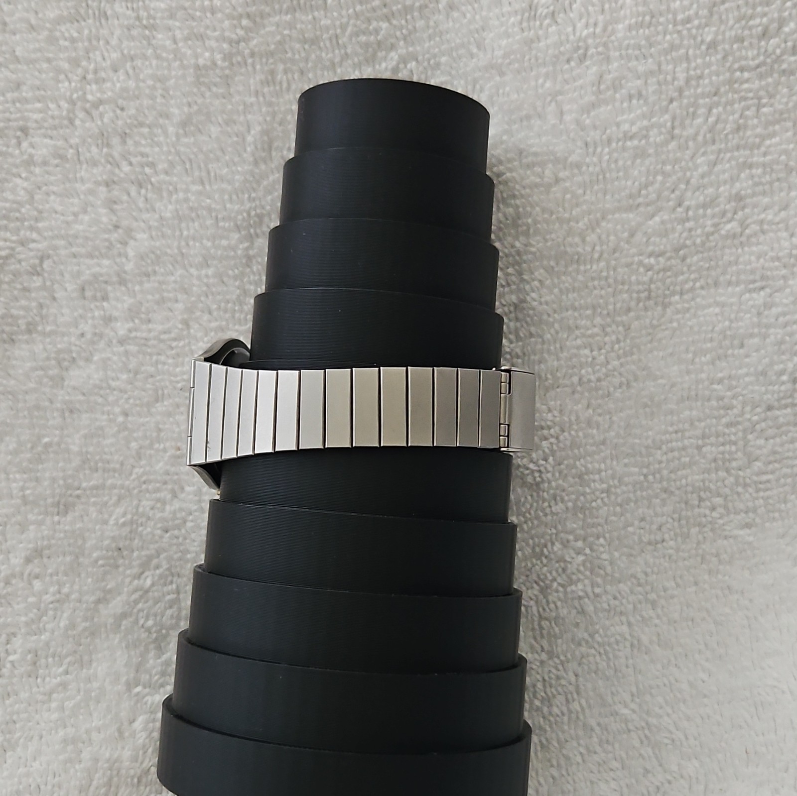 Pulsar Quartz Two-Tone Silver/Gold Bracelet Watch Silver Dial Stick Indices