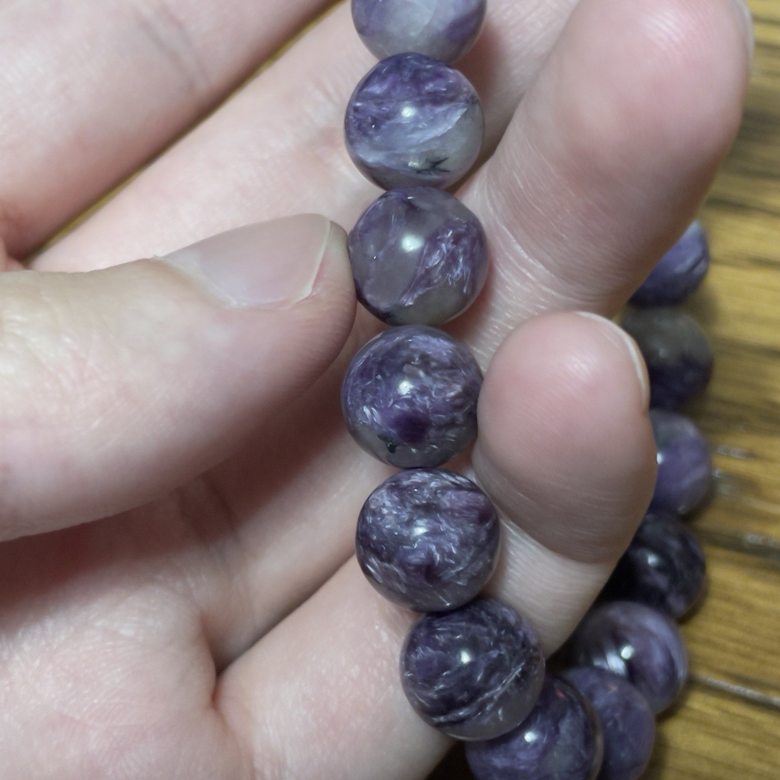Natural Top Quality Russia Charoite Bracelet 10mm Free Shipping Women’s Jewelry