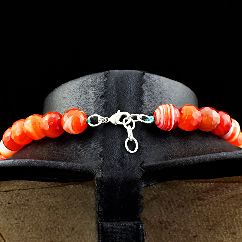 700.00 Cts Earth Mined Onyx & Amazonite Round Shape Beads Necklace NK-21E250