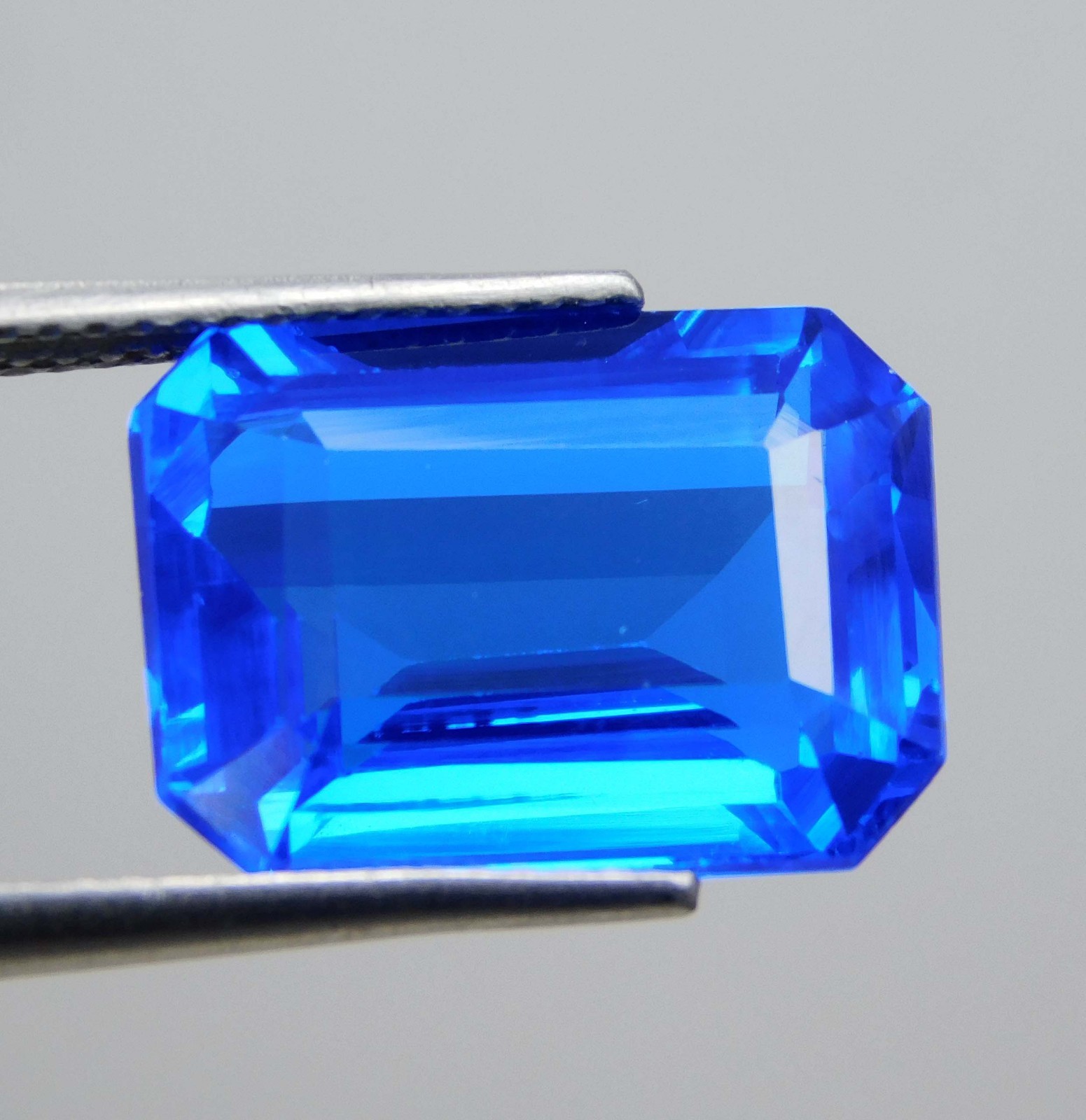 Top Quality Natural 9.85 Ct Cornflower Blue Spinel Ceylon Emerald Cut Loose Gems