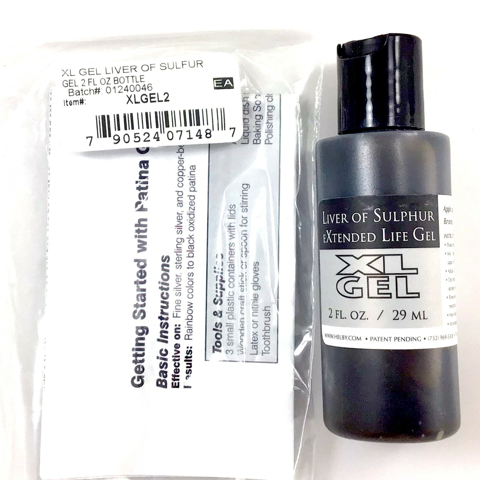 Liver of Sulfur Extended XL Gel 2oz Stabilized Extended Beadsmith Free Shipping