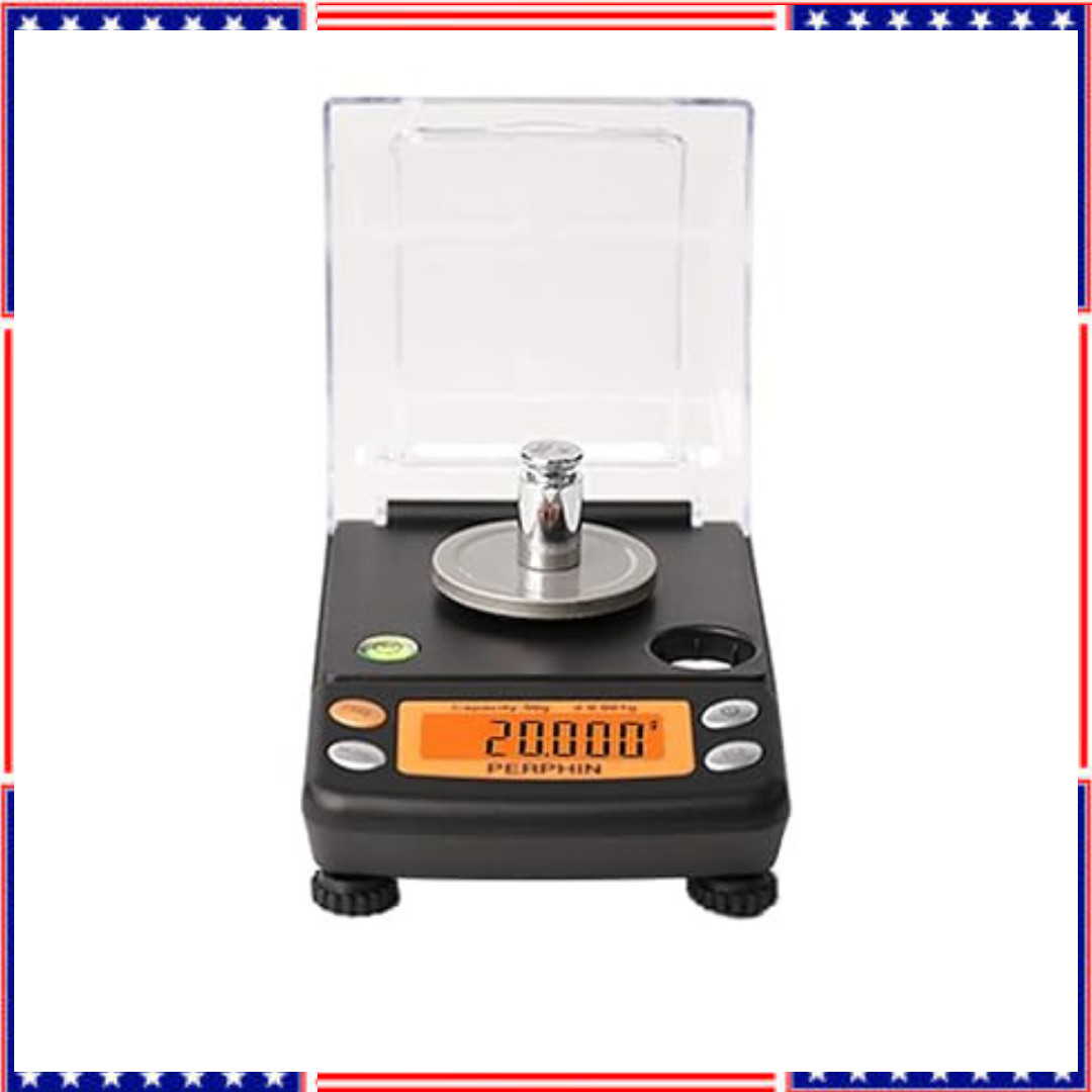 Milligram Scale 50G by 0.001G, Mg Scale USB, Digital Powder Scale, Large LCD Di