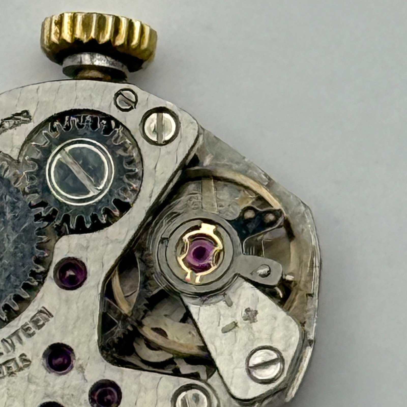 FHF 69-21 Watch Movement Uno 17 Jewels Swiss Manual Wind Parts Repair 15.3mm