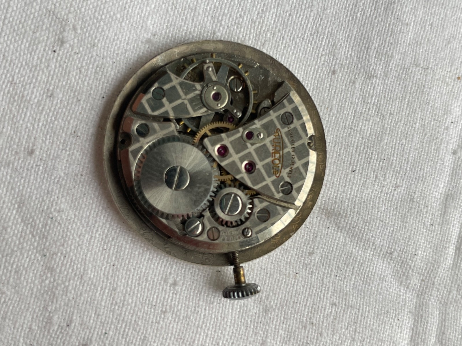 Aureole 17 jewels – movement for mens watch AS IS – lot 0604