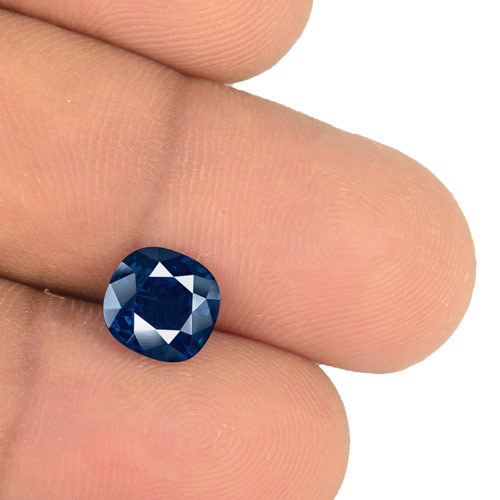 IGI Certified MADAGASCAR Blue Sapphire 2.32 Cts Natural Untreated Cushion