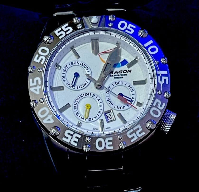 Aragon A705WHT Enforcer TI 9100 Automatic 50mm