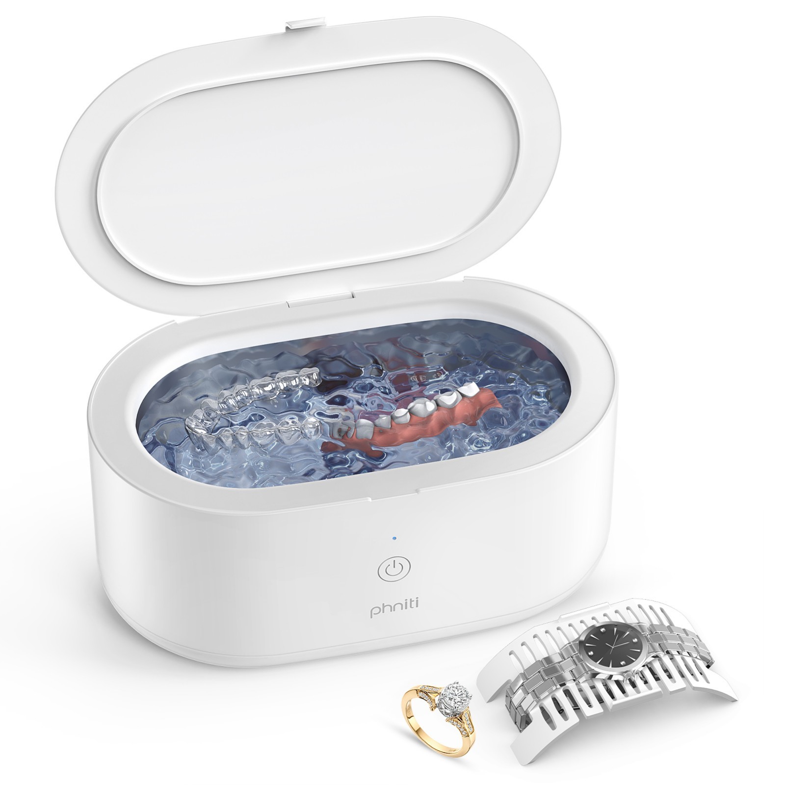 Sonic Professional Ultrasonic Cleaner with Timer Jewelry Deep Cleaning Machine