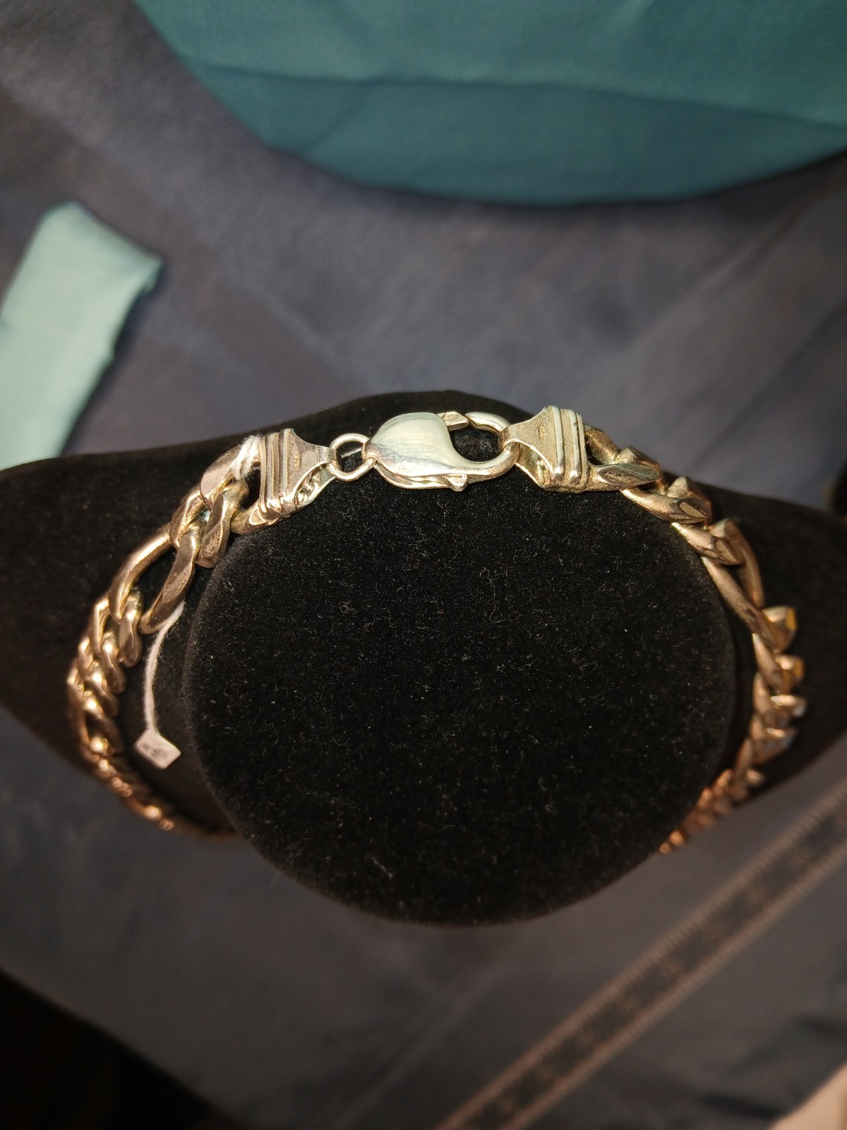 Sterling Silver 110 gram 3+1 Figaro / Cuban Link .925 Silver Italy 10.8MM