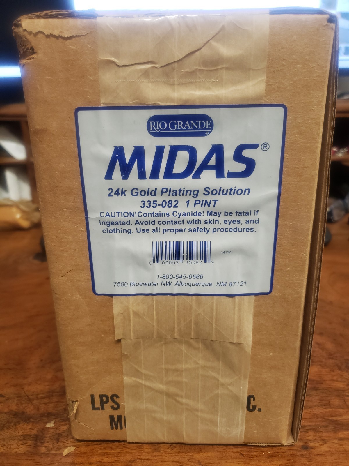 MIDAS 24k Gold Plating Solution #335-082 1 Pint NEW