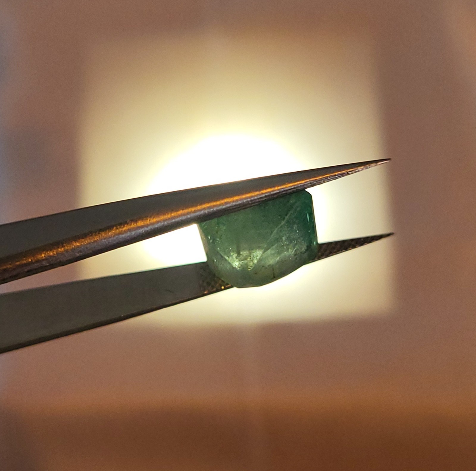 Top Natural Untreated Certified Vivid Green Ethiopian Transparent Emerald 4.55ct