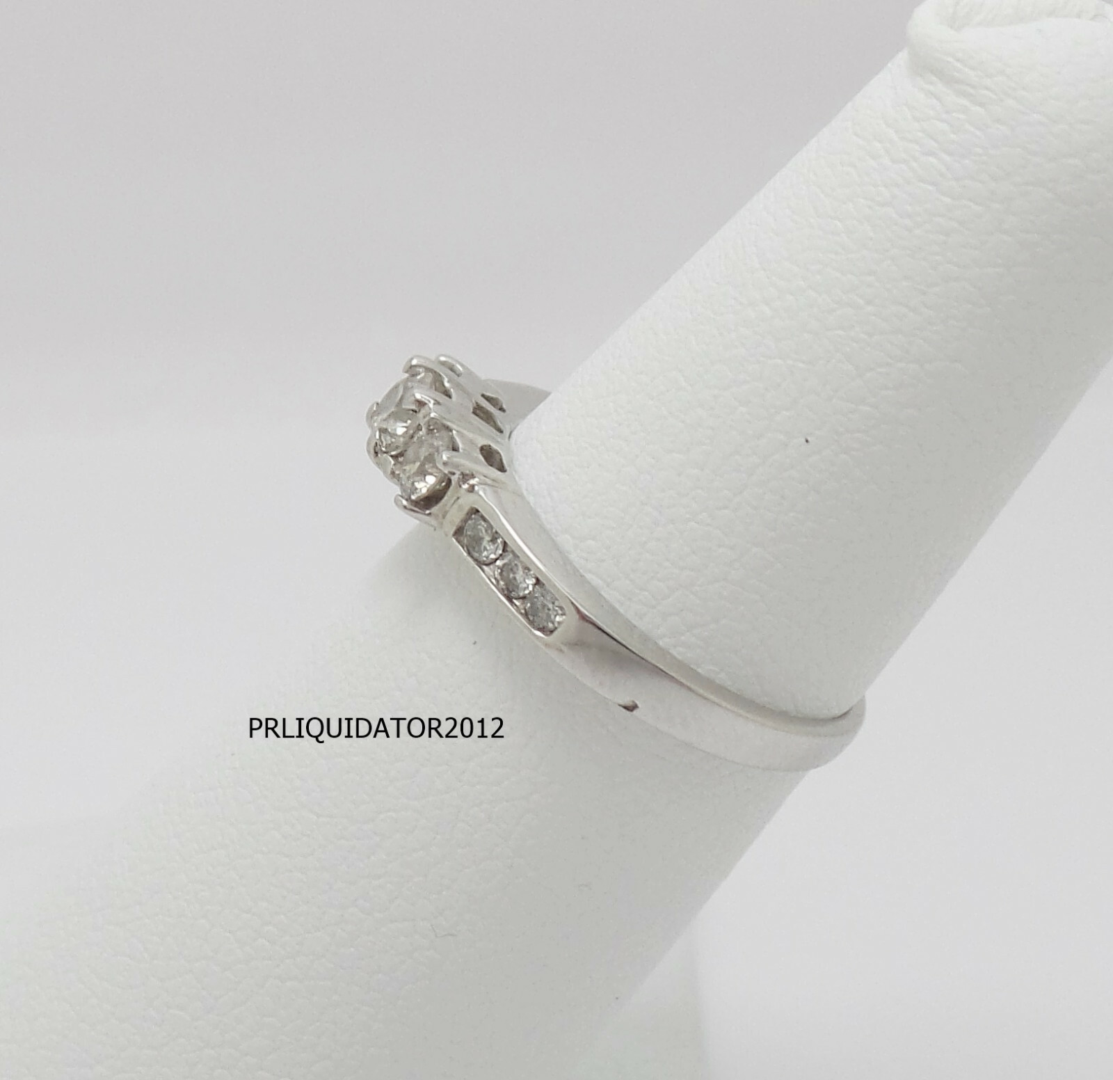 1/2CT Natural Diamond Engagement Anniversary Wedding Ring Band 10K White Gold
