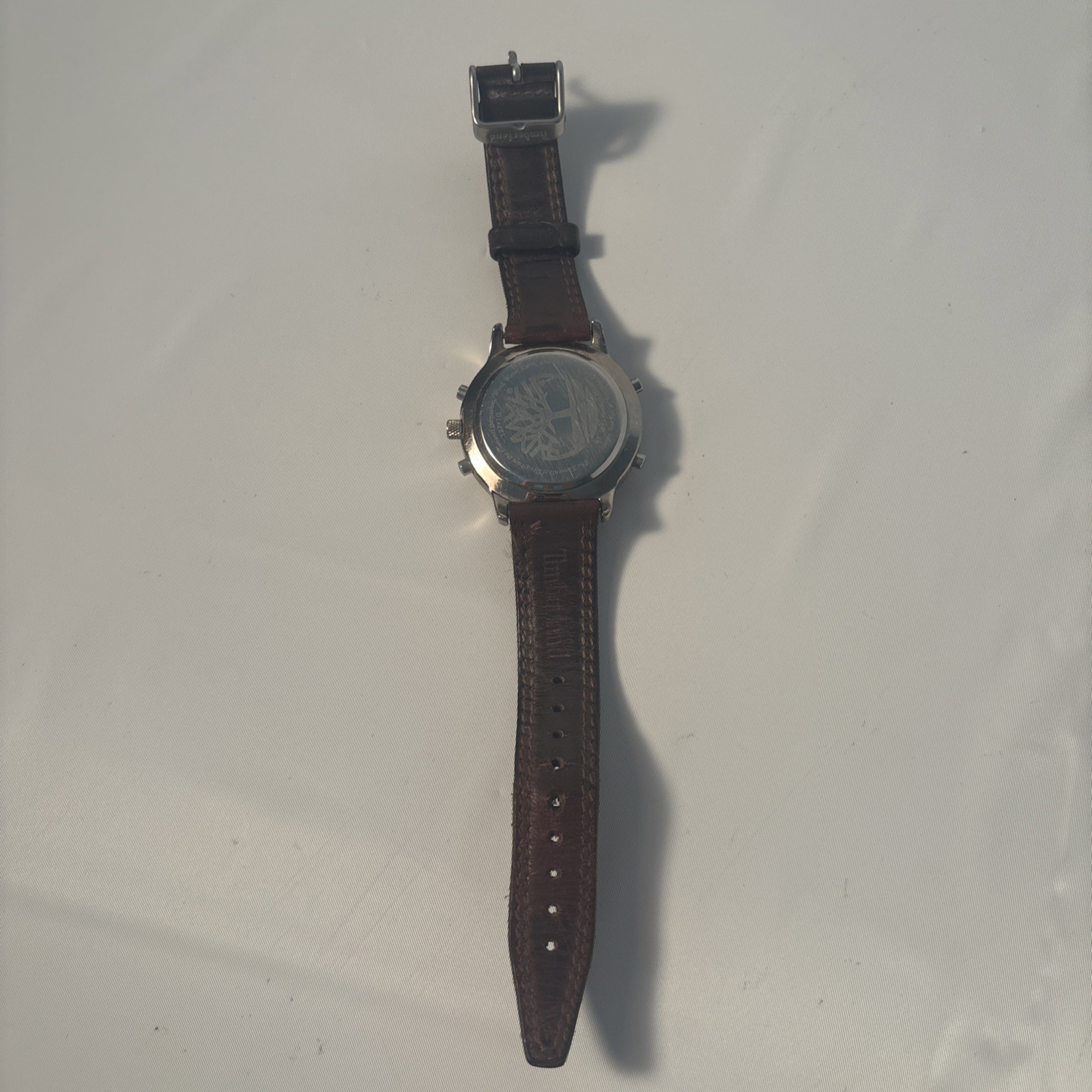 Vintage Timberland 11271G Ana-Digi Indiglo Field Watch New Battery Leather Band