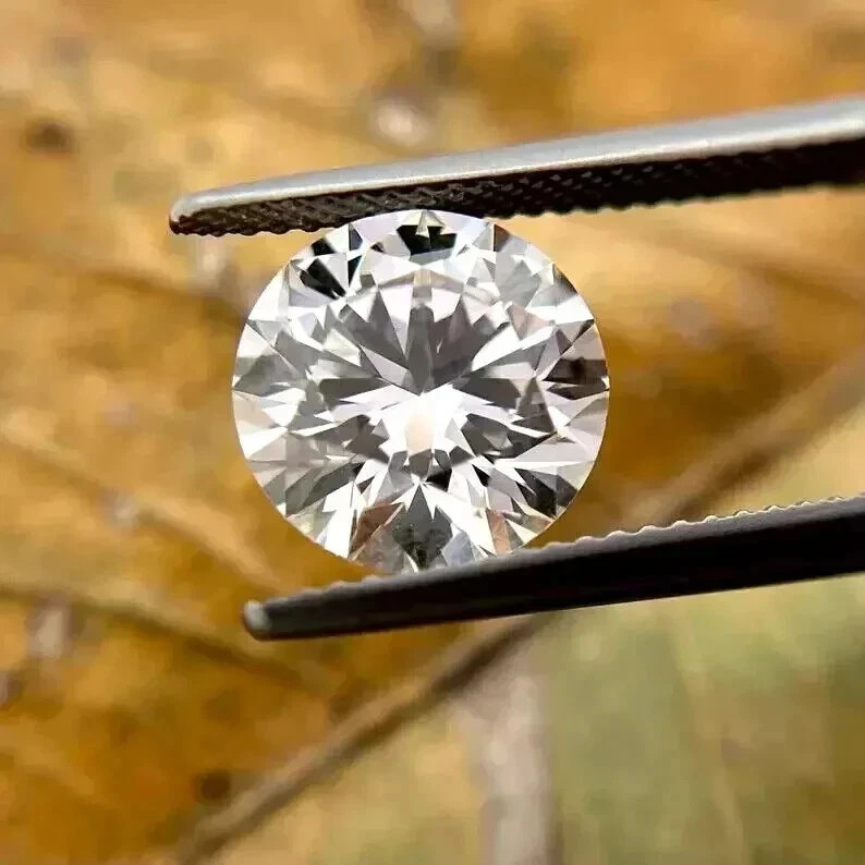 Natural White Diamond 5 CT Round Cut 11.50 mm VVS1 D Grade Certified Stone