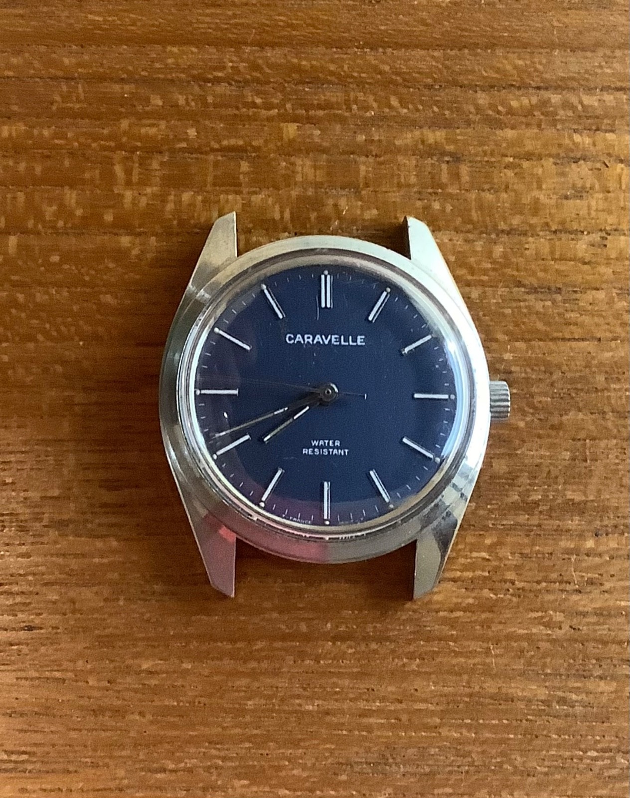 Bulova N8 Caravelle Royal Blue Dial Stainless Steel Men’s Watch Mechanical Movt.