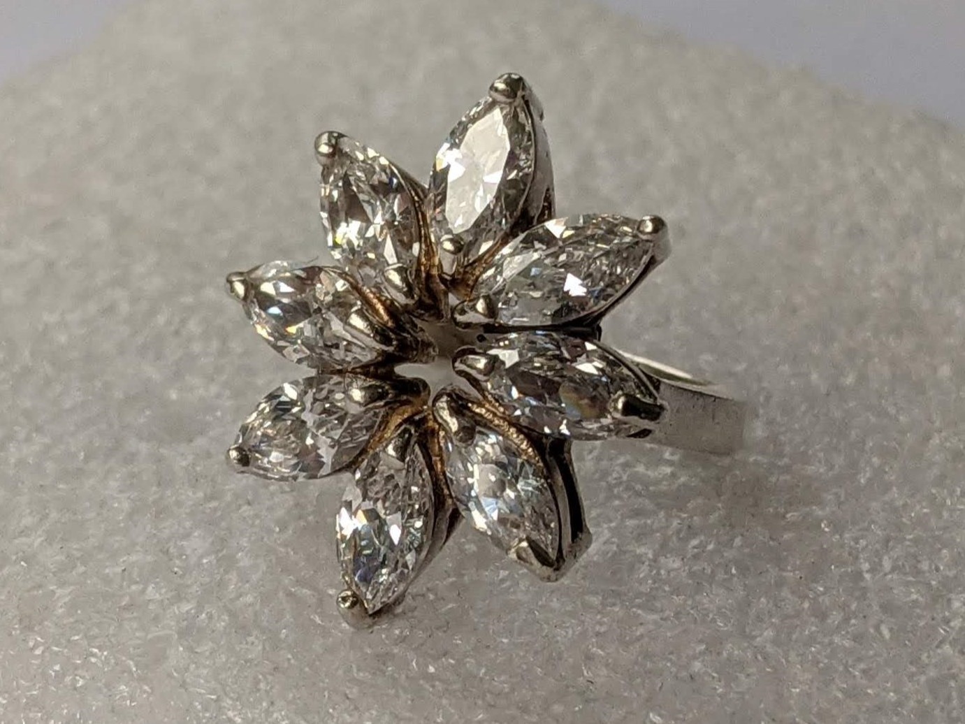 Vintage ring sterling silver 925 Size 7 Weight 7.83 g. Ukrainian jewelry.