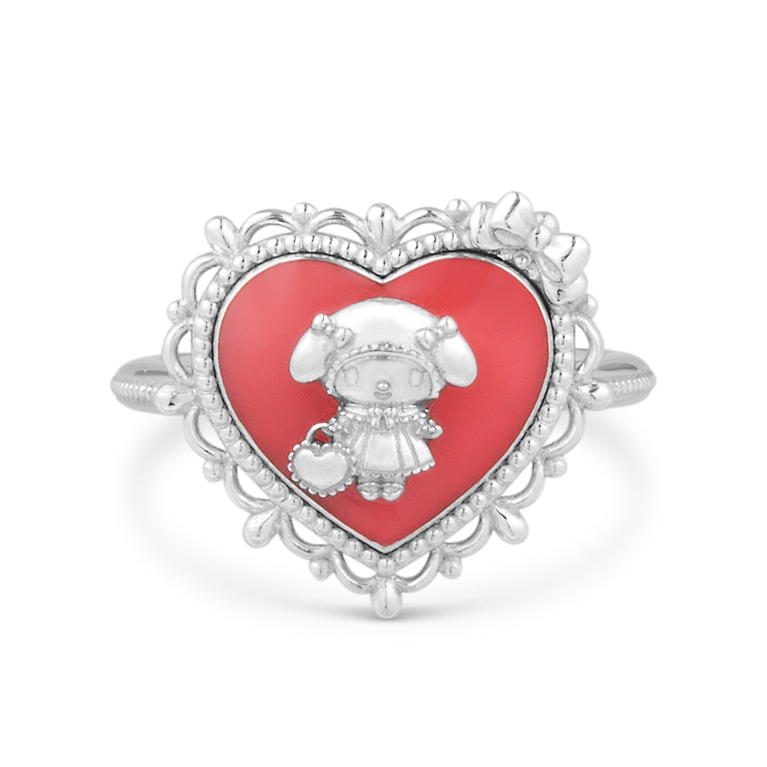 Presale Sanrio My Melody Heart Ring Silver Japan Limited Cosplay