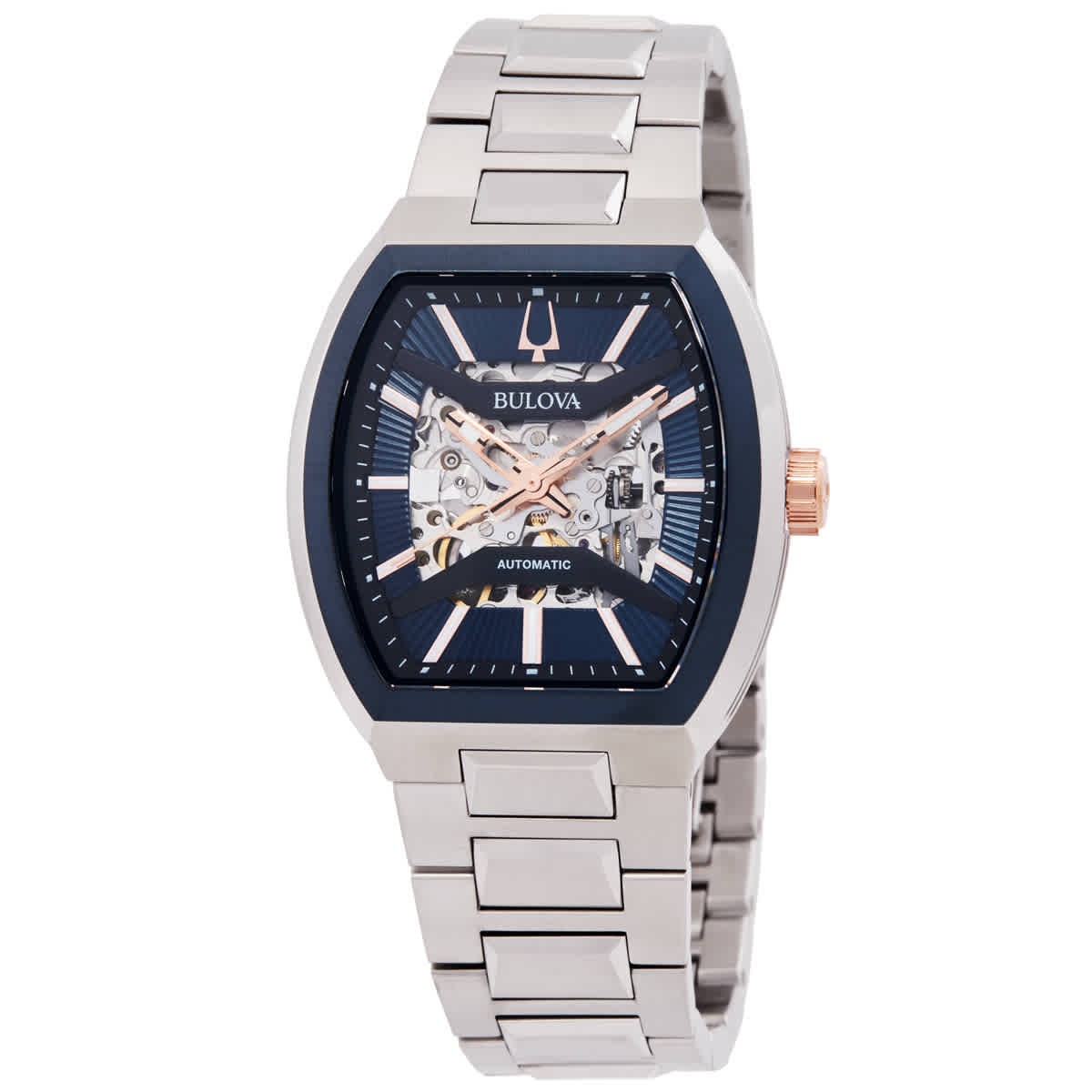 Bulova Maquina Automatic Blue Dial Men’s Watch 98A319