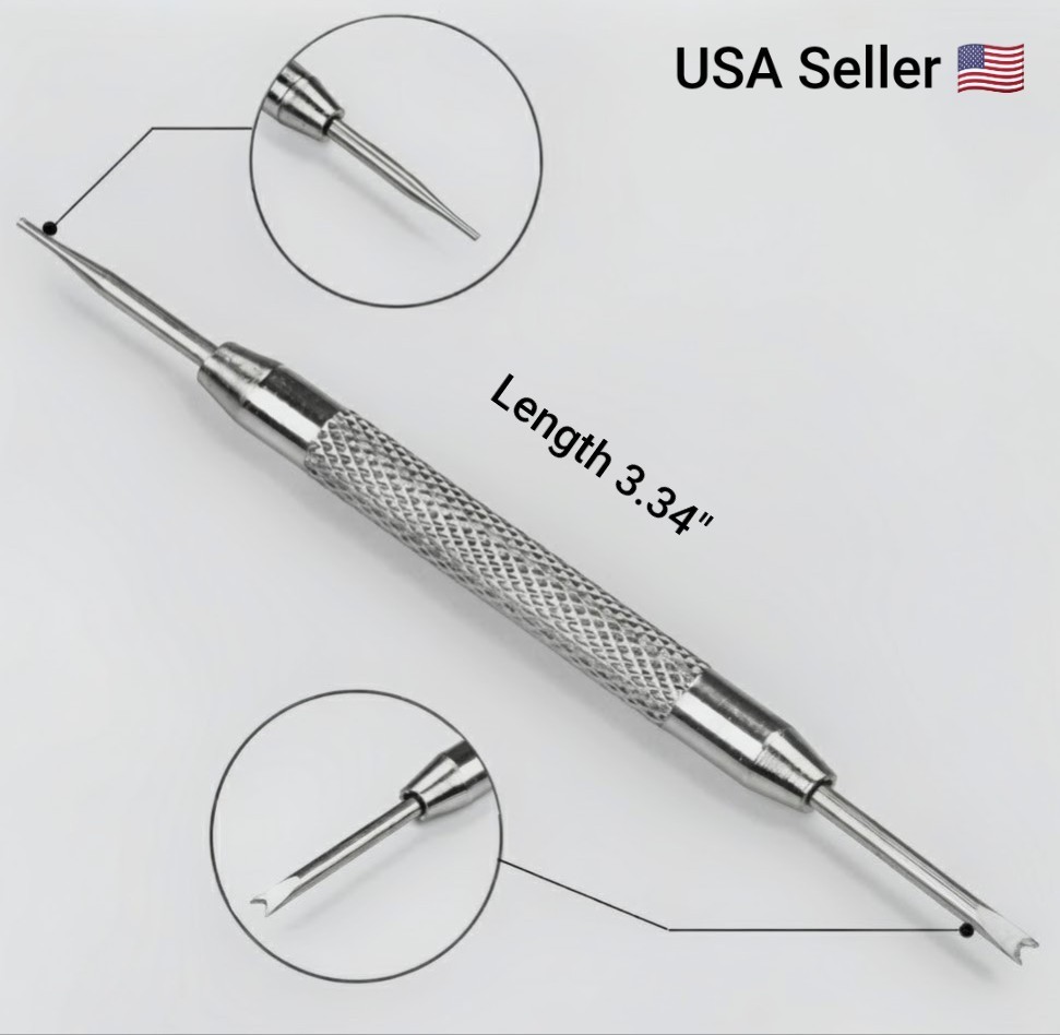 1 PC Watch Spring Bar Link Remover Repair Pry Tool Kit Stainless Steel Strap New
