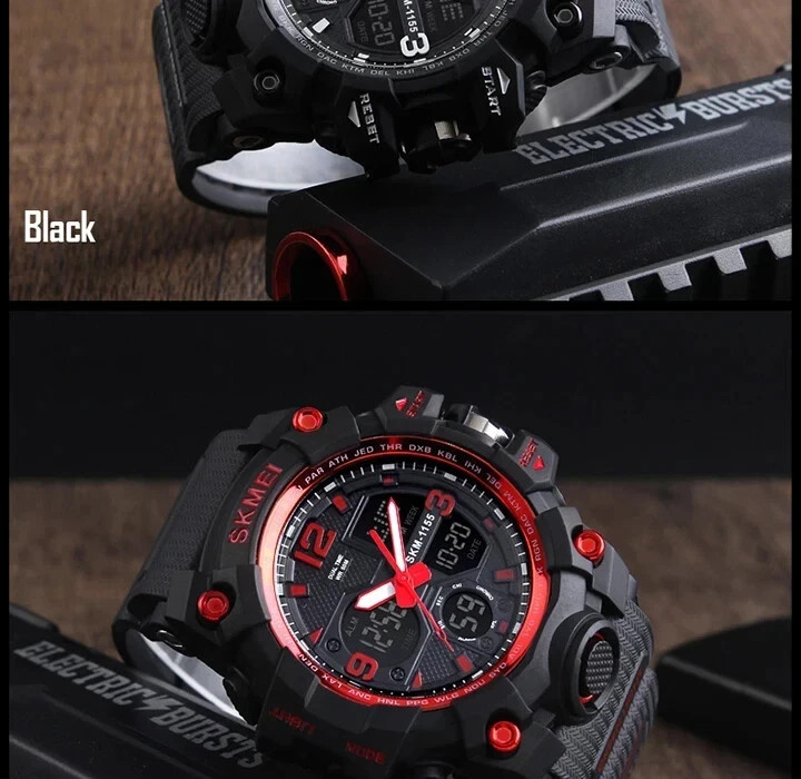 Mens Watch Army Military Analog Digital Waterproof Sport FREE SHIP USA