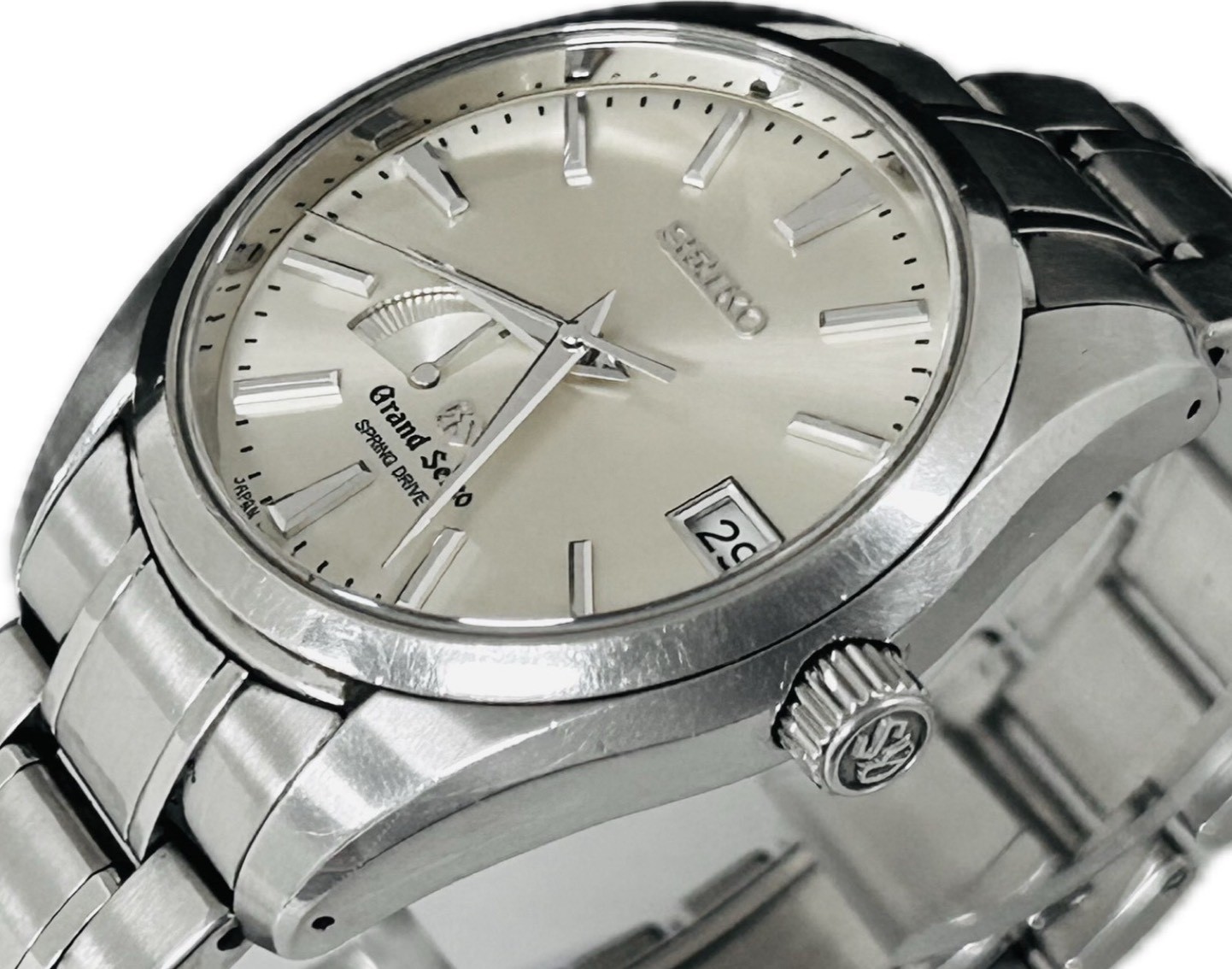 SEIKO Grand Seiko Spring Drive SBGA001 9R65-0AA0 40mm Mens Watch Excellent A7283