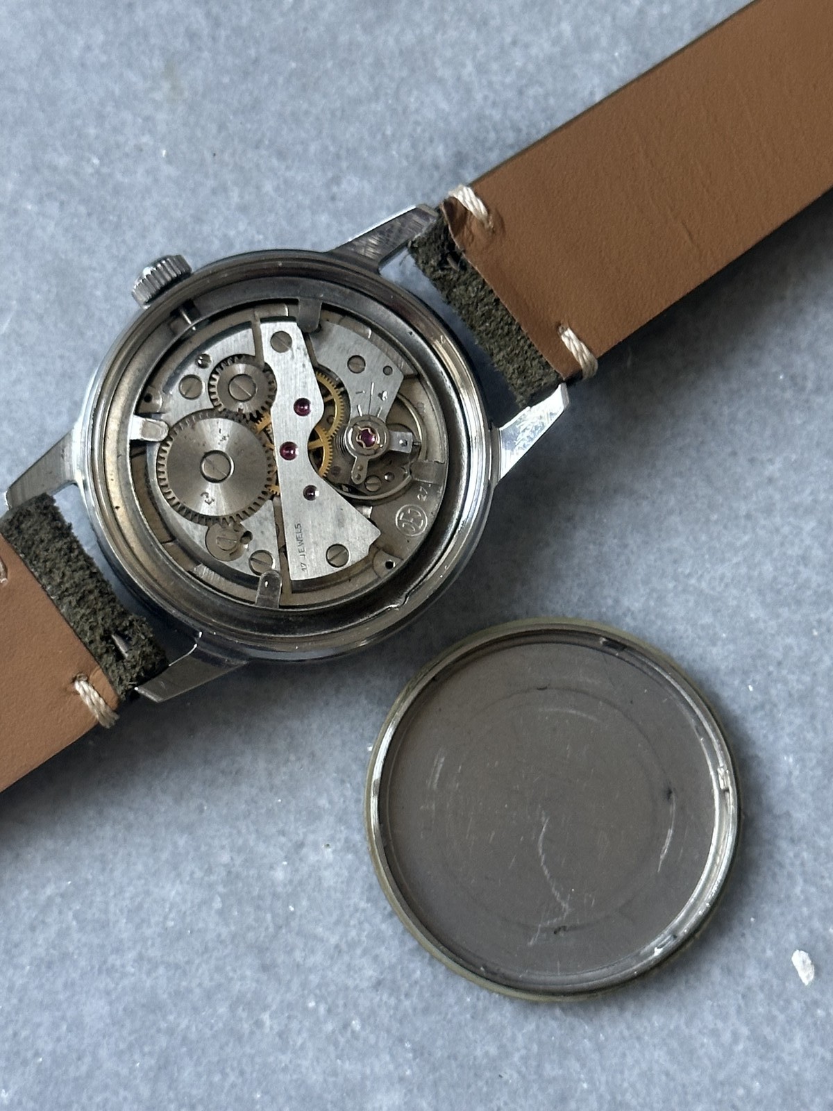 Aurore Luxe mécanique à remontage manuel milieu du XXe siècle Acier inoxydable 3