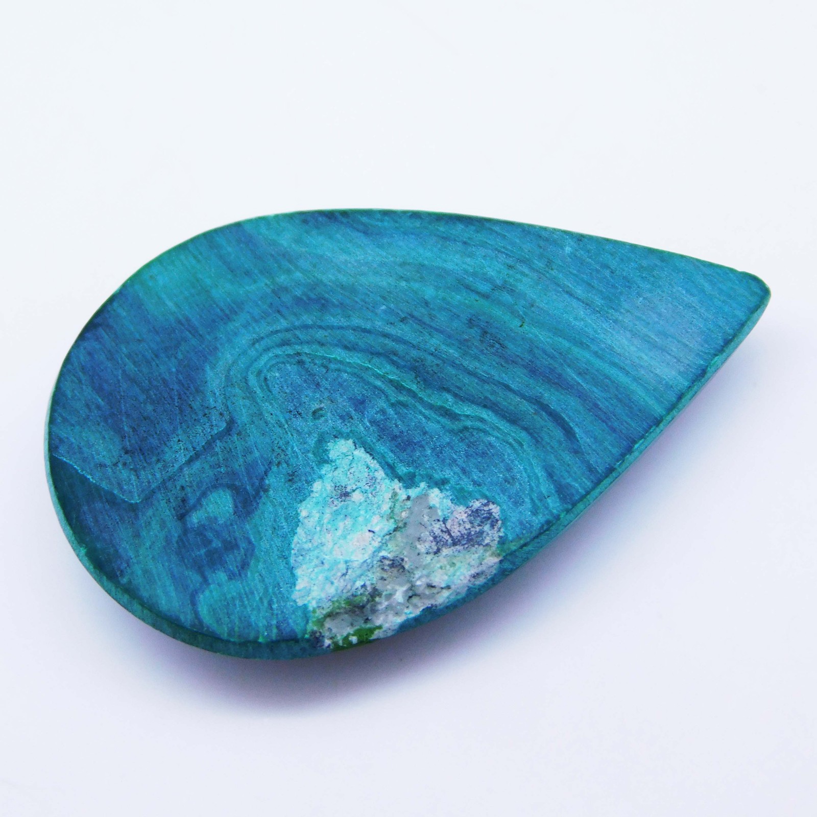 40.85 Ct Natural Congo Green Malachite Cab Certified Designer Loose Gemstone
