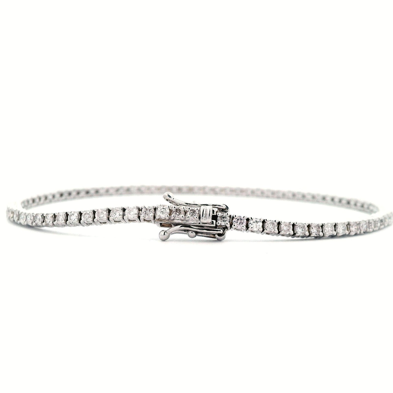 Alexander Beverly Hills 1.83ct Diamond Tennis Bracelet 18-Karat White Gold