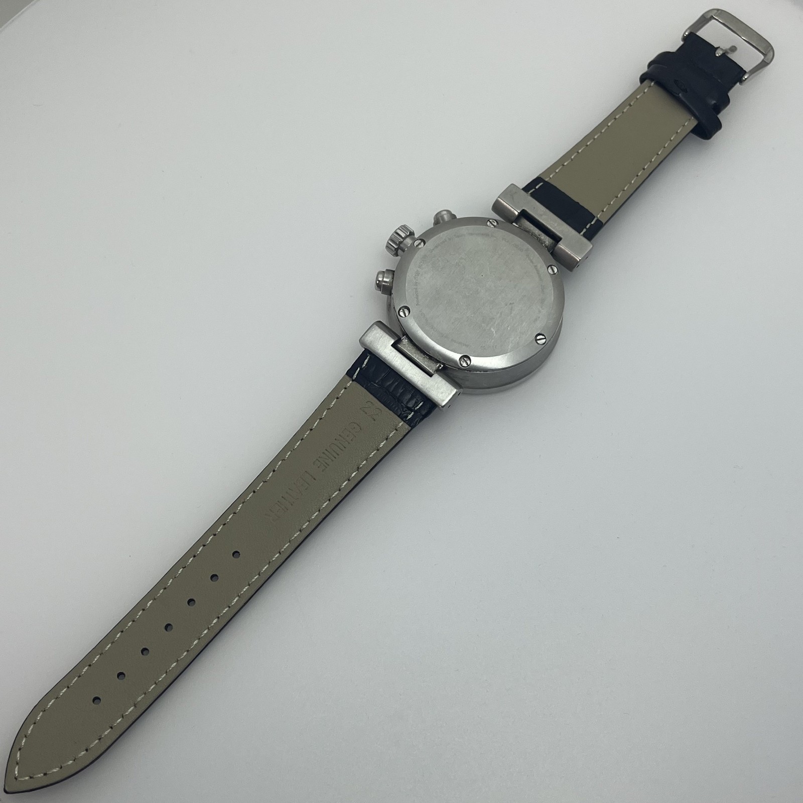 Seiko Issey Miyake W Satoshi Wada Chronograph VK67 Japan Designer Watch Qz #591B