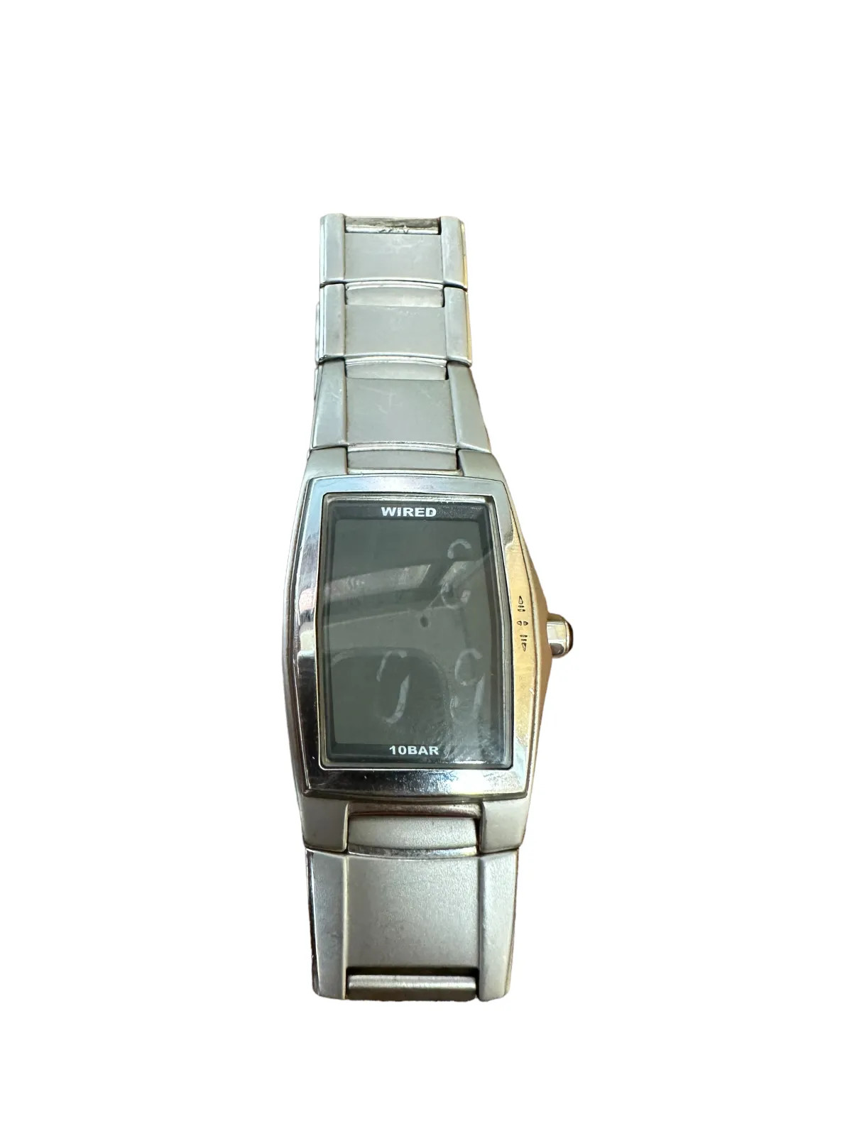 [Rare 1990s] Seiko Alba Wired Digital Watch (Working LCD, Junk Item)
