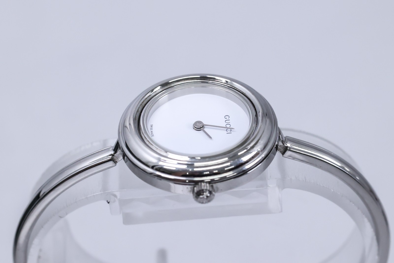 *Full Set ! Silver* Vintage GUCCI Change Bezel 12 Colors 11/12.2L Quartz Women’s
