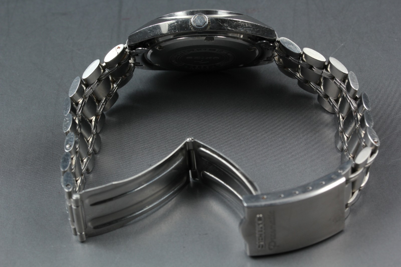 Genuine Belt [Exc+5] Vintage Seiko Presmatic 5146-7090 Hi-Beat Men AT Watch #2