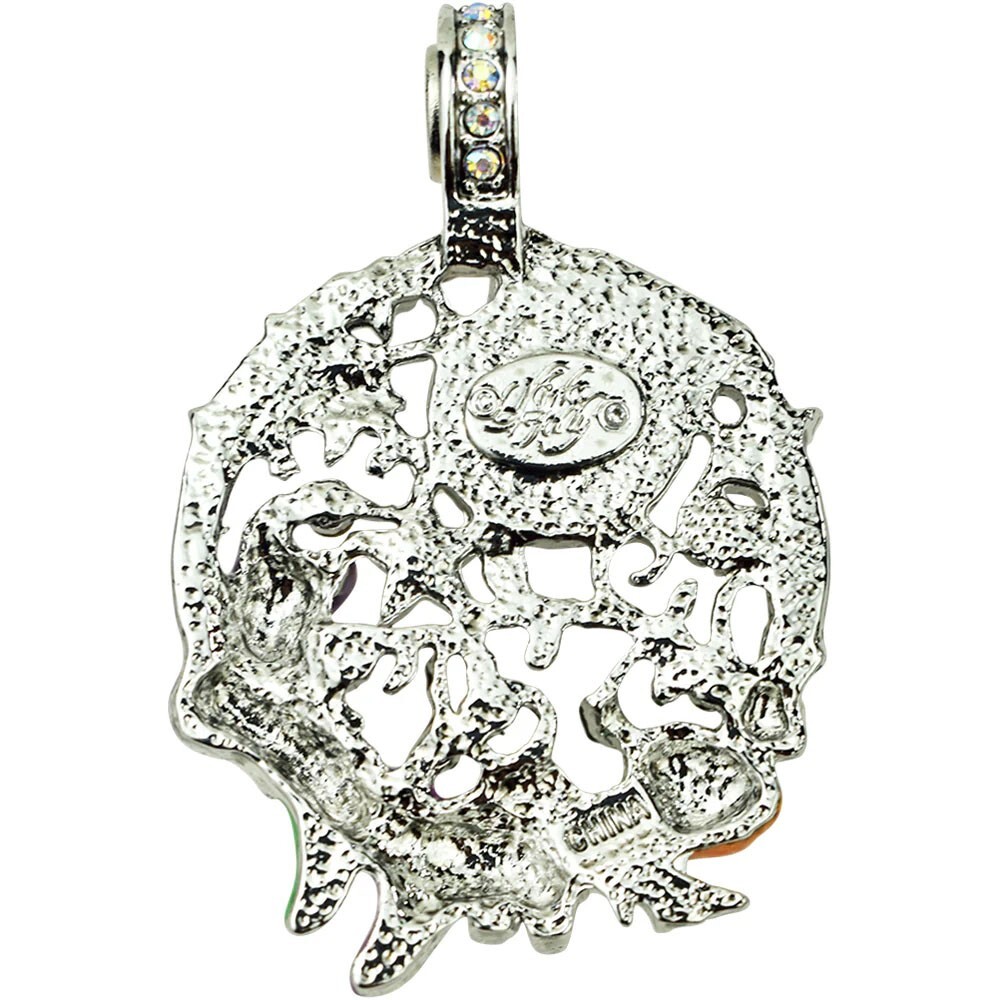 Kirks Folly Woodland Witch Glass Seaview Moon Magnetic Enhancer silvertone