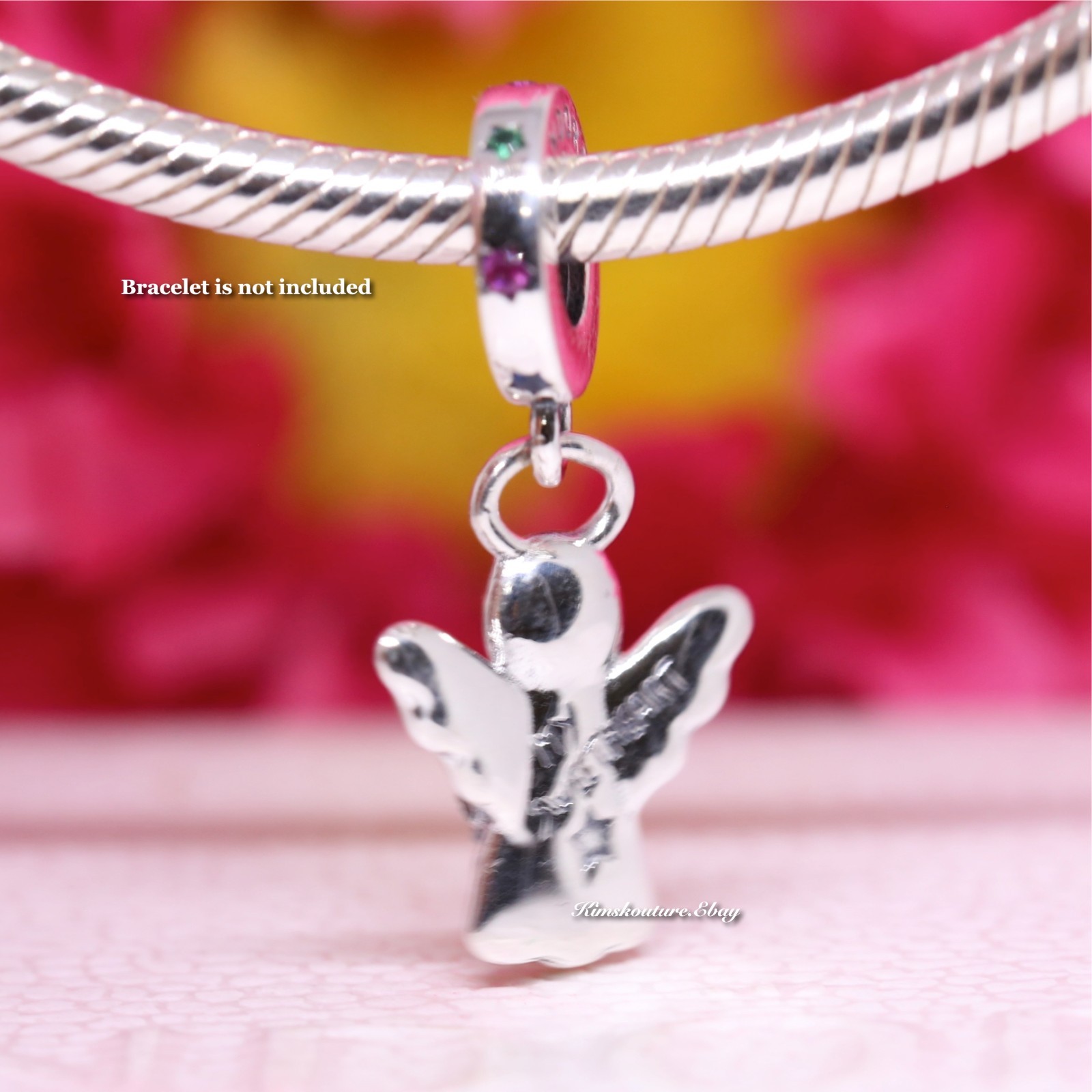 New Authentic PANDORA 925 My Sweetheart Gingerbread Angel Charm 794247C01