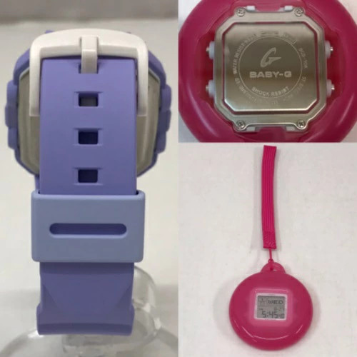 CASIO Baby G 2WAY Digital Ladies Purple BGD 10K 6JR Watch Used 3