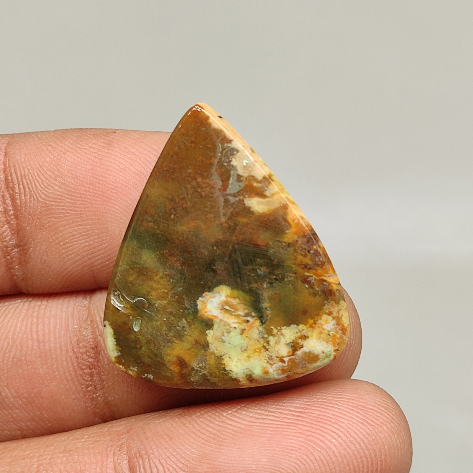 Multi colour chrome chalcedony cabochon designer chalcedony loose gemstone G6509