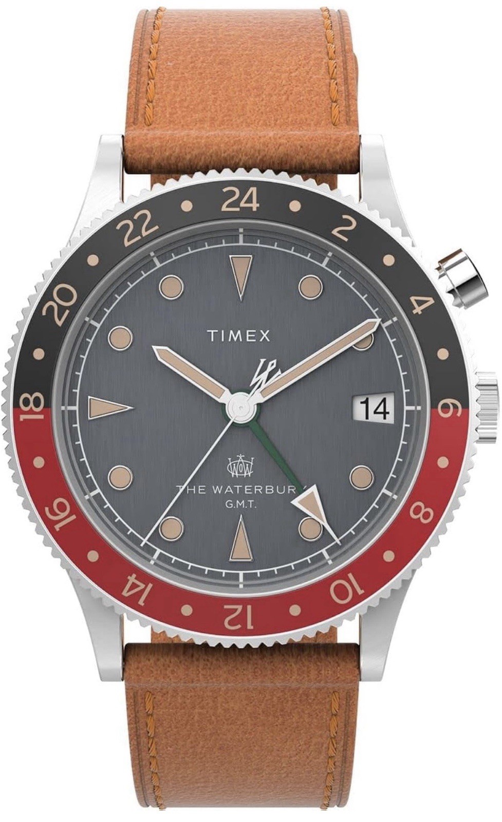 Timex Waterbury Traditional GMT Quartz Men’s Watch TW2V74000VQ