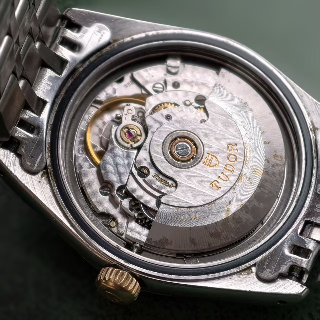 Tudor 10-Diam Champagne Dial Prince Date 74033 Men’s Watch Automatic 34mm