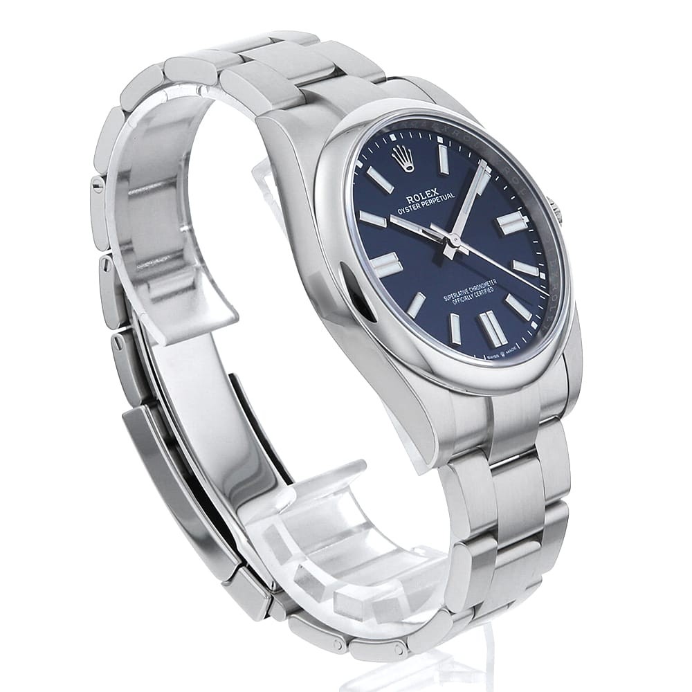 ROLEX Oyster Perpetual 41 124300 blue Random Number second hand mens