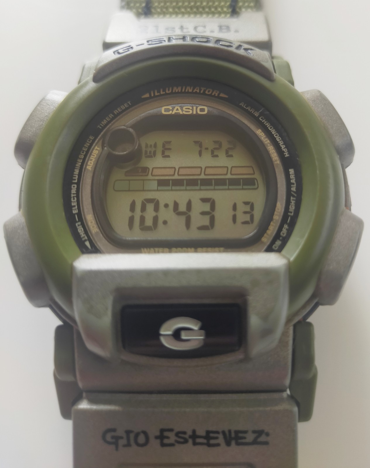 Casio G-Shock DW-003 Gio Estevez 21st C.B. Rare Japan 1587 Military Watch