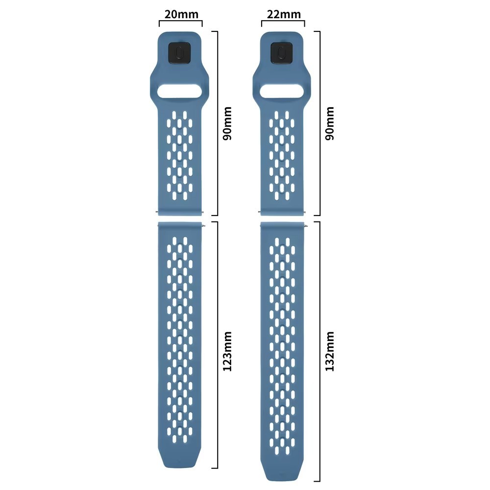 18mm 20mm 22mm Breathable Silicone Sport Watch band Silicone Strap