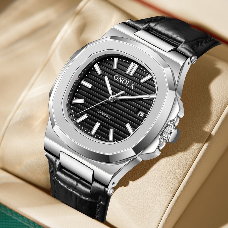 ONOLA Casual Business Calendar Waterproof Luminous Automatic Mechanical Watch